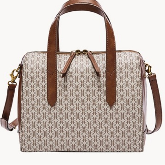 Fossil Bags Fossil Nwt Sydney Vegan Leather Satchel Bag Poshmark